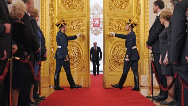 Церемония инаугурации президента РФ Владимира Путина. Архивное фото