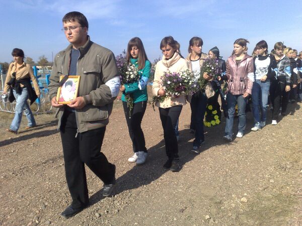 Похороны завуча Марины Бородиной в Беляевке