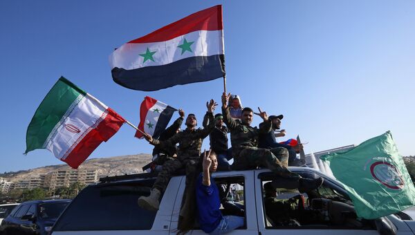 Флаги Сирии. Архивное фото