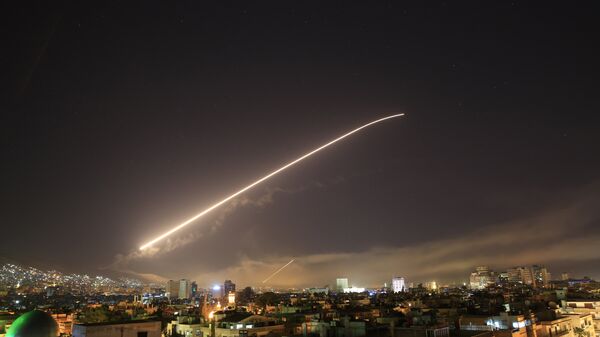 Зенитный огонь над Дамаском, Сирия