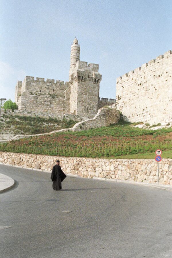 Вид города Иерусалима. Архив