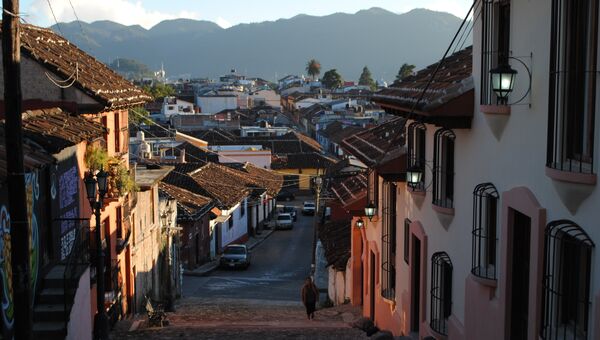 Город Сан-Кристобаль-де-лас-Касас, штат Чьяпас, Мексика. Архивное фото