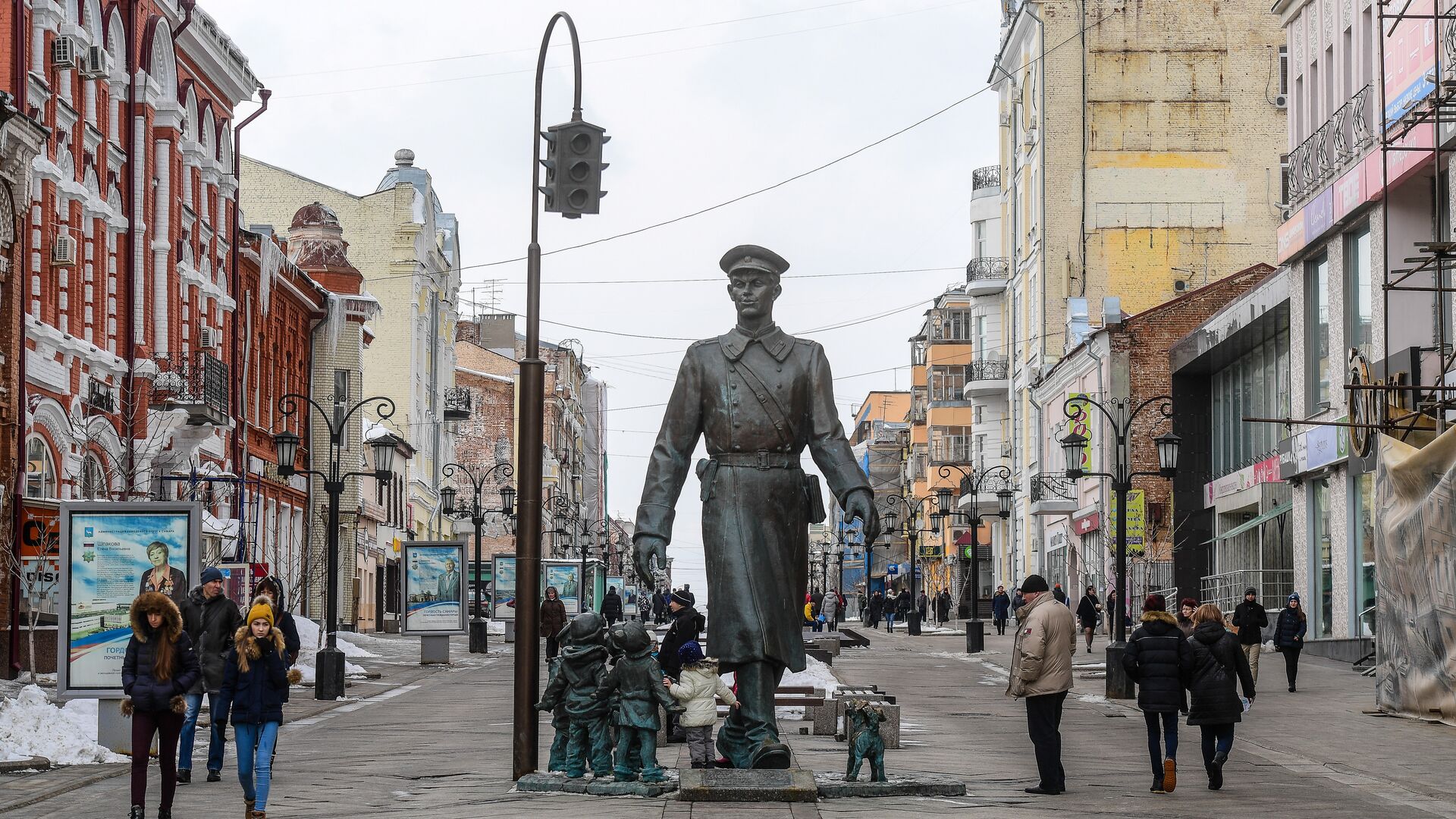 Памятник Дяде Степе в Самаре - РИА Новости, 1920, 14.11.2020