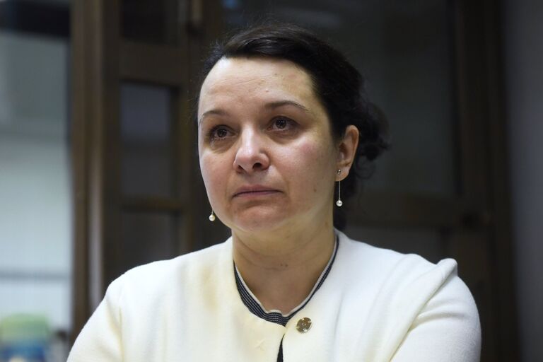 Врач-гематолог Елена Мисюрина в зале Московского городского суда. 16 апреля 2018 Врач-гематолог Елена Мисюрина в зале Московского городского суда. 16 апреля 2018