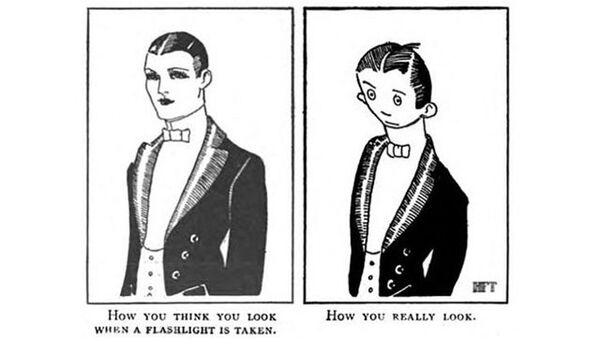 Иллюстрация из американского юмористического журнала The Judge. 1921