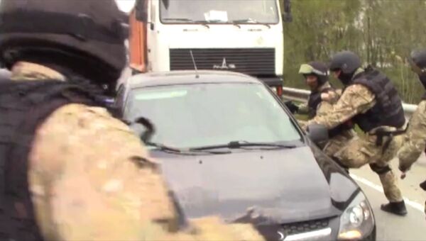 Спецоперация ФСБ по задержанию сторонников ИГ*, готовивших теракт под Ростовом