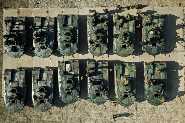 БМД 2 на армейском конкурсе Десантный взвод в Краснодарском крае