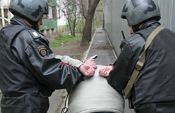 Киевская милиция, задержание