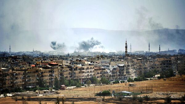 Столкновения сирийской армии и боевиков террористических организаций. Архивное фото