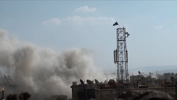Сирийская Армия обстреляла из минометов базы боевиков в Дамаске