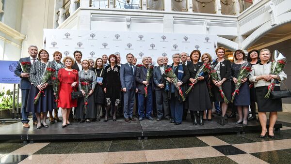 Церемония награждения наградами Минкультуры России. 24 апреля 2018