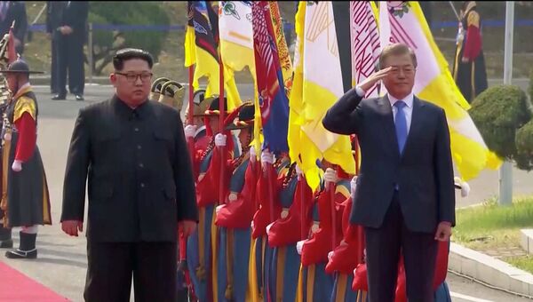 Встреча лидеров КНДР и Южной Кореи. 27.04.2018