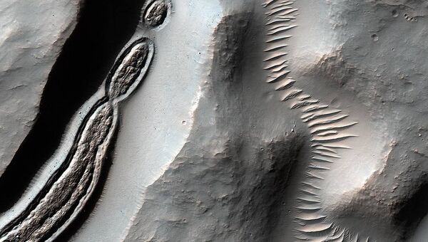 Поверхность Марса. Архивное фото