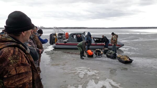 Спасение рыбаков в Свердловской области