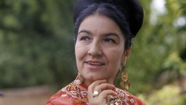 Народная артистка СССР, певица Майя Кулиева. Архивное фото