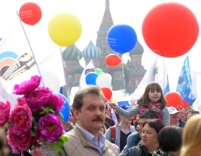 Первомайская демонстрация на Красной площади