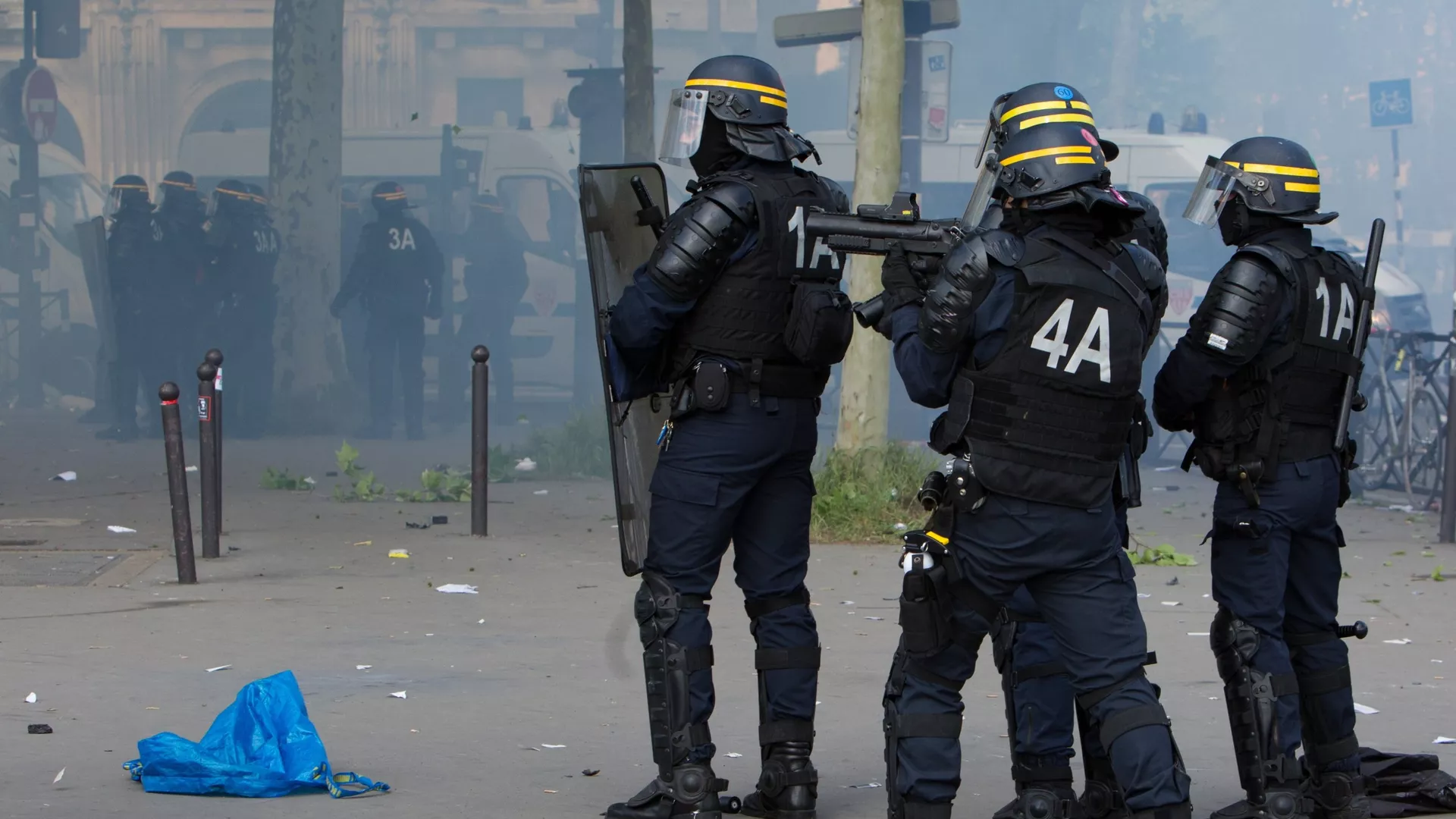 В Париже полиция разогнала пропалестинский протест студентов