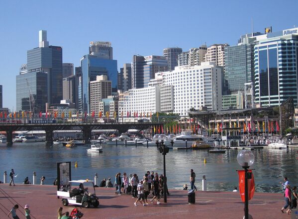 Вид австралийского города Сидней