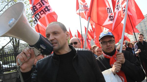 Координатор движения Левый фронт Сергей Удальцов. Архивное фото