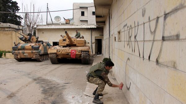 Турецкие военные в Африне, Сирия