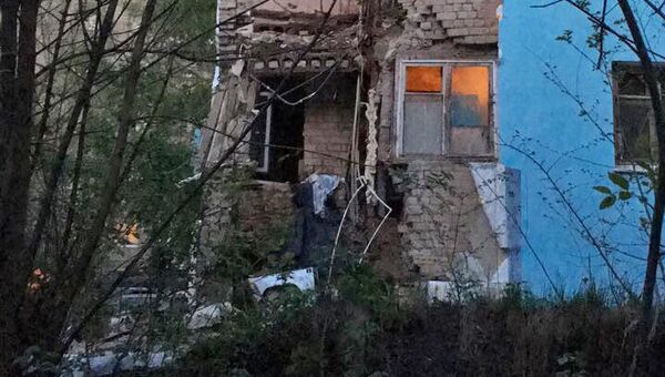 На месте обрушения части жилого дома в Саратове. 7 мая 2018