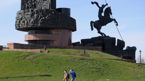 Монумент Победы на Поклонной горе. Архивное фото