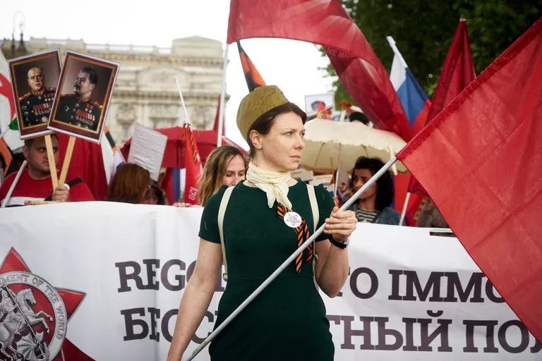 Участники акции Бессмертный полк в Риме Участники акции Бессмертный полк в Риме