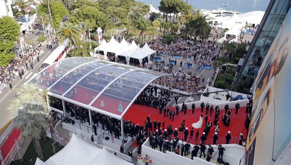Красная дорожка церемонии открытия 71-го Каннского международного кинофестиваля