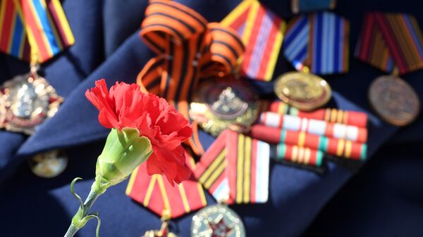 Китель с медалями ветерана Великой Отечественной войны. Архивное фото