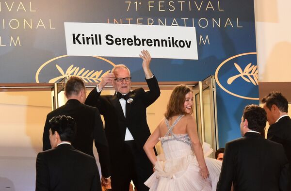 Генеральный директор Каннского кинофестиваля Тьерри Фремо на красной дорожке перед премьерой фильма Лето режиссёра Кирилл Серебренникова. 9 мая 2018 Генеральный директор Каннского кинофестиваля Тьерри Фремо на красной дорожке перед премьерой фильма Лето режиссёра Кирилл Серебренникова. 9 мая 2018