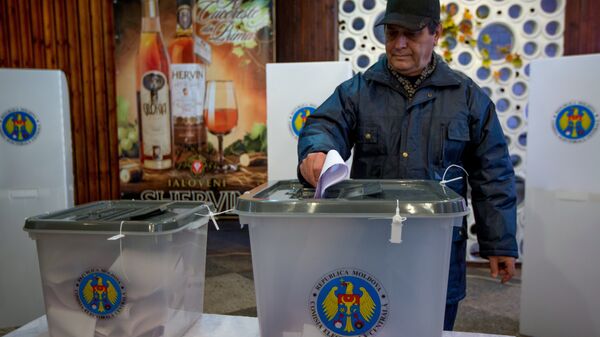Голосование на парламентских выборах в Молдавии