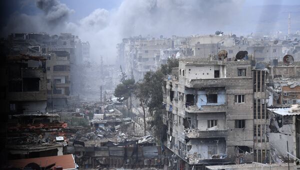 Разрушенные строения, Сирия. Архивное фото