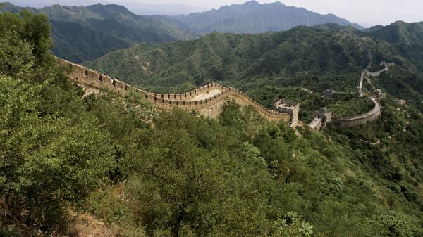 Участок Великой Китайской стены в районе Пекина