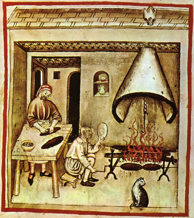 Жарка на вертеле (XIV век) Жарка на вертеле (XIV век)