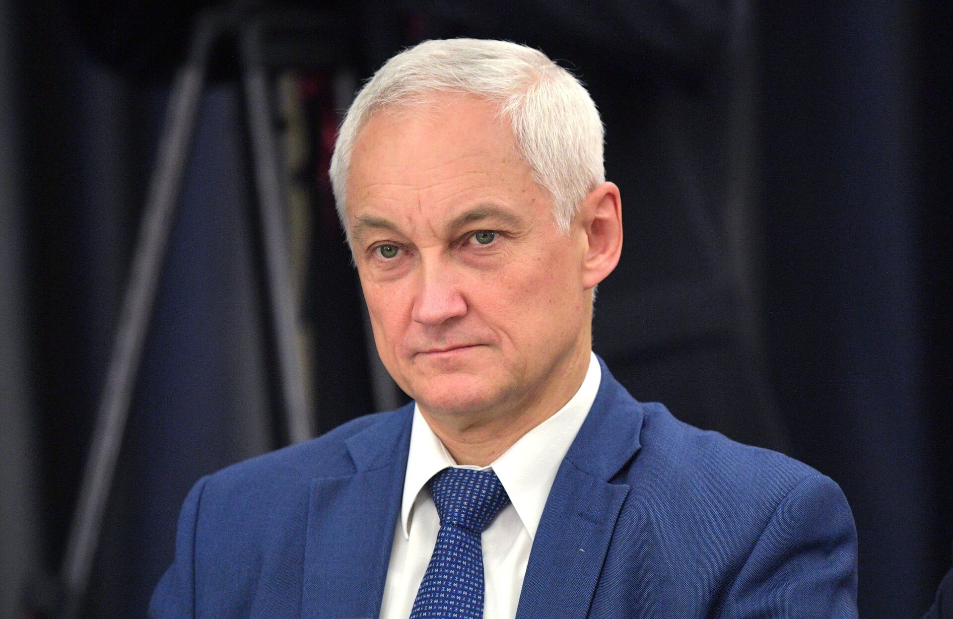 Помощник президента РФ Андрей Белоусов во время встречи президента РФ Владимира Путина с представителями деловых кругов Германии. 12 октября 2017 года - РИА Новости, 1920, 31.10.2025