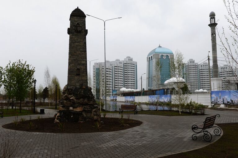 Высотный комплекс «Шали сити» в городе Шали. 11 мая 2018