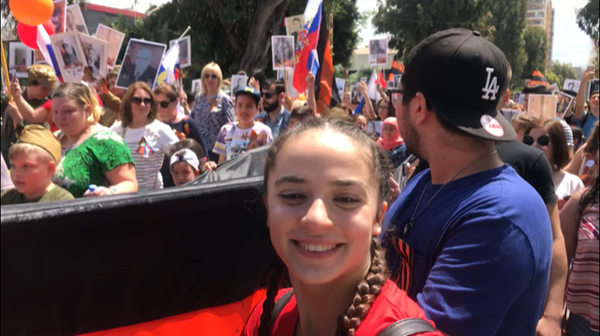 Участники акции Бессмертный полк в Ливане Участники акции Бессмертный полк в Ливане