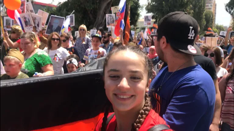 Участники акции Бессмертный полк в Ливане Участники акции Бессмертный полк в Ливане