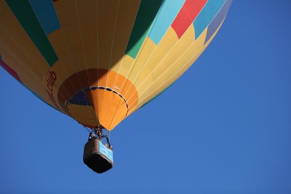 Воздушный шар на фестивале воздухоплавания Абинская Ривьера в Абинском районе Краснодарского края