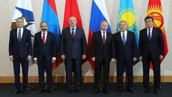 Заседание Высшего Евразийского экономического совета в Сочи. 14 мая 2018