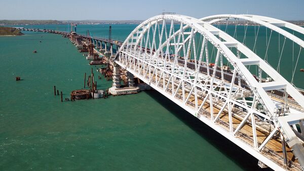 Строительство Крымского моста 