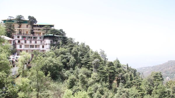 Монастырь Намгьял в Дхарамсале, где расположена резиденция Далай-ламы