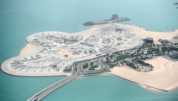 Вид на побережье в Дохе. Архивное фото