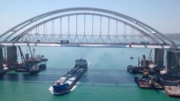 Как строили Крымский мост. Ускоренная видеоверсия