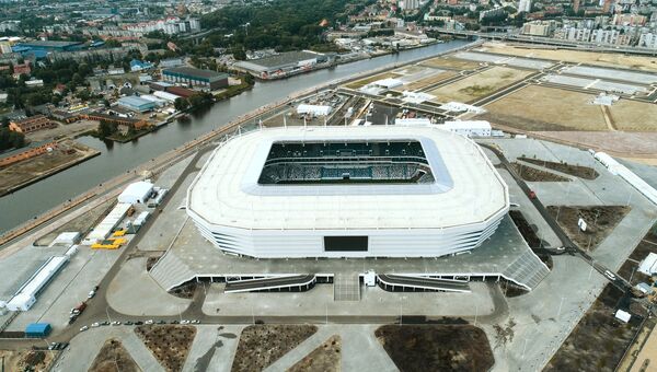Стадион Калининград Арена, где пройдут матчи чемпионата мира по футболу 2018