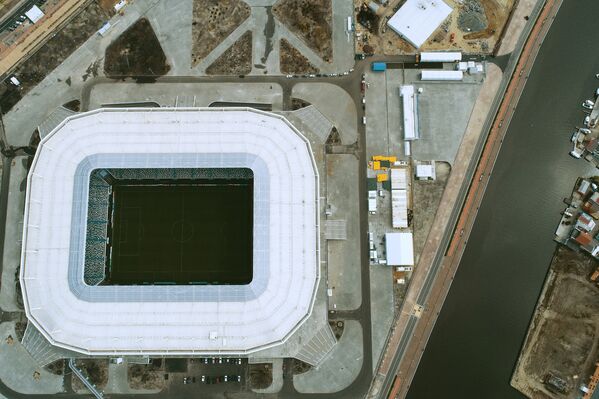 Стадион Калининград Арена, где пройдут матчи чемпионата мира по футболу 2018