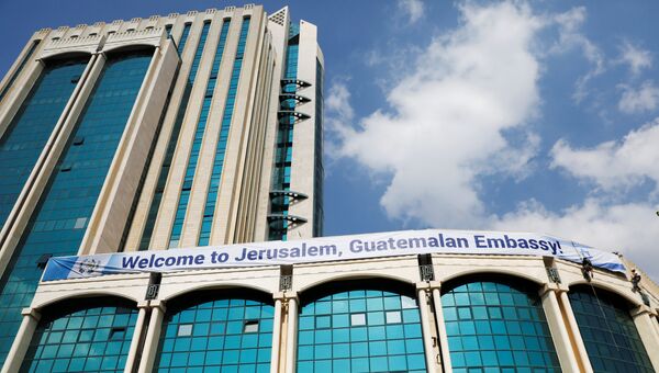 Здание посольства Гватемалы в Иерусалиме. 15 мая 2018
