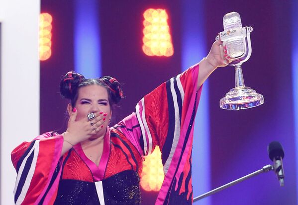 Победительница международного конкурса Евровидение-2018 певица Нетта Барзилай из Израиля