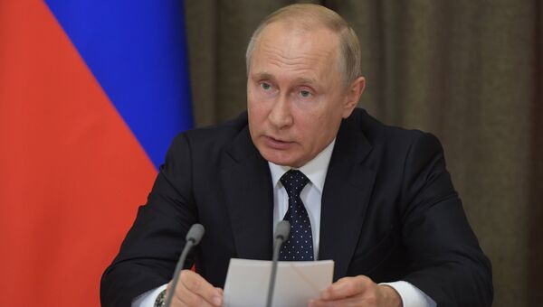 Президент РФ Владимир Путин. 18 мая 2018