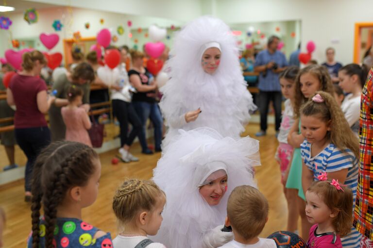 Детский праздник в НЦССХ им. Бакулева Детский праздник в НЦССХ им. Бакулева
